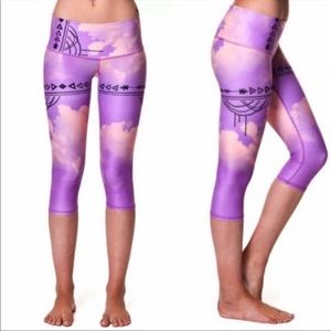Teeki Purple Haze Capri Leggings